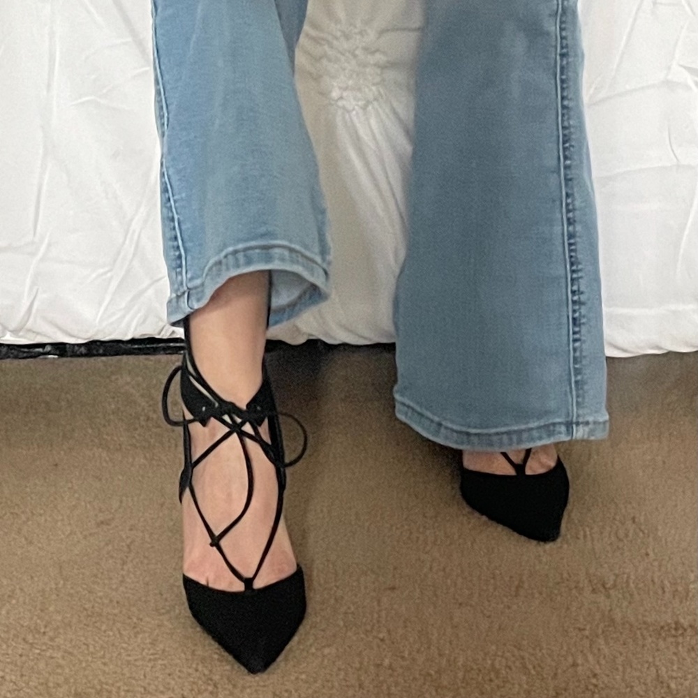 Raye - Pointed Closed Toe Heel With Straps - image 2